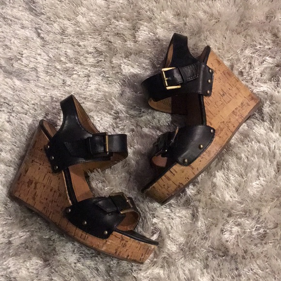 Black Wedges - Picture 1 of 8